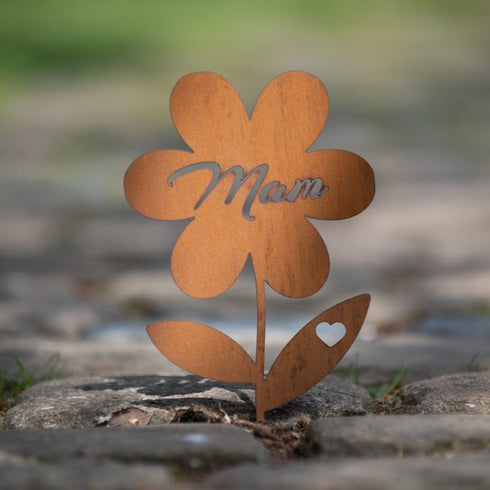 Mam Flower - Rustic Garden Sculpture
